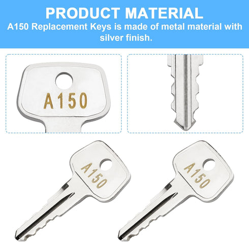 A150 SKS roof rack key,Replacement Key for Yakima SKS Ski, Roof, Cargo Box, Carrier Racks and Crossbars.(Code A150-2 pcs)...