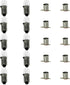 10 Pairs Yellow 12V3W Screw Mini Bulb with E10 Mini Bulb Holder Lamp Bases Light Socket Bulb Lamp Base Holders for Home Experiment Circuit Electri...