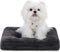 Dog Crate Bed Washable Dog Beds for XX-Small Dogs Deluxe Thick Flannel Fluffy Comfy Kennel Pad Anti-Slip & Anti-Scratch Pet Sleeping Mat, 17 x 11 ...