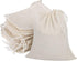 20 PCS Reusable Cotton Drawstring Muslin Bag, Natural Unbleached Cotton Straining Herbs Cheesecloth Bags, Gift Bag Coffee Tea Brew Bags Nut Milk B...