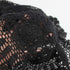 KEPSWET Cotton Handmade Crochet Lace Table Runner Black Rectangle Coffee Table Dresser Decor (14x48 inch)...