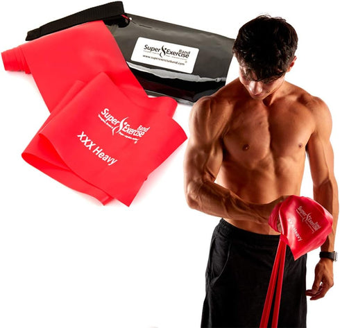Resistance Bands for Working Out | 7Ft long Resistance Bands | Exercise Bands with Carry Pouch and Door Anchor I Latex Free Workout Bands Includin...