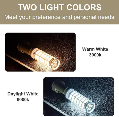 G8 LED Bulb Dimmable 8W Equivalent to 80W-100W Xenon Halogen Bulb, T4 Bi-Pin G8 Base, 120V for Under Counter Kitchen Lighting, Under-Cabinet Light...