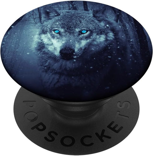 Beautiful Wolf PopSockets PopGrip: Swappable Grip for Phones & Tablets PopSockets Adhesive PopGrip...