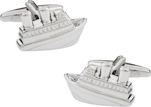 Cruise Ship Cufflinks in Presentation Box...