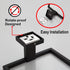 Bathroom Black Towel Ring SUS 304 Stainless Steel Square Towel Bar?Towel Rack Matte Black Towel Holder Modern Towel Hanger for Bathroom Lavatory K...