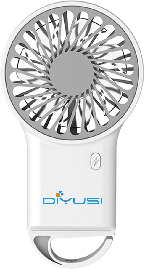 Mini Handheld Eyelash Fan for Women - USB Rechargeable 2000mAh, Portable for Travel & Outdoor, Orange Edition...