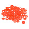 uxcell 100Pcs 5mm Hinged Screw Cover Caps Plastic Fold Screw Snap Covers Washer Flip Screw Protection Cover for M3 M4 M5 Screws, Red...