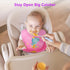NPET 3PCS Silicone Baby Bibs for Babies & Toddlers, Waterproof Baby Bibs for Eating BPA Free Toddler Bibs 1-3 Years Soft Adjustable Fit Cute Dinos...