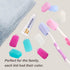 V-TOP Toothbrush Covers Caps, 10 Pack Toothbrush Head Cover for Travel, Silicone Portable Tooth Brush Protecter Cover Pod Case for Home and Outdoo...