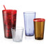 G.E.T. 6620-1-A-EC Heavy-Duty Plastic Restaurant Tumblers, 20 Ounce, Amber (Set of 4)...