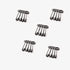 1,000Pcs Nickel-Plated Small Safety pins, 19mm Small Metal Sewing Clothing Accessories Decorative Fixed Safety pins (Black)...