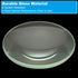 PATIKIL 4" (100mm) Focal Length Double Convex Lens, 50mm Diameter 9mm Height Glass Optically Polished Round Edges Lens for Physics Experiment, Cle...
