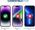 Tech Armor 4 Pack HD Clear Film Screen Protector Compatible for Apple NEW iPhone 14 Pro 5G 6.1 Inch 2022......