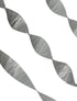 Metallic Silver Crepe Paper Streamers 2 Rolls Made in USA...