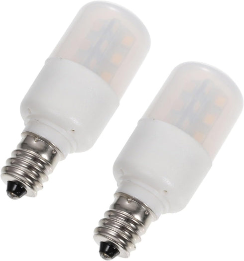 Veemoon 2pcs E12 Refrigerator Light Bulb Dryer Led Light Bulb Water Dispenser Light Bulb Small Appliance Bulbs Cherry Pitter Freezer Light Bulb Re...