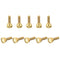 uxcell 10Pcs Knurled Thumb Screws, M5x16mm Brass Shoulder Bolts Stepped Grip Knobs Fasteners for PC, Electronic, Mechanical...