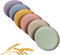 Wheat Straw Plates Lightweight Unbreakable Dinner Dishes Plates Set Dishwasher & Microwave Safe (Small 6 Pack 5.9')...