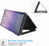Omorro Case for Galaxy Note 9 Luxury Clear View Electroplate Mirror Makeup Design Flip Wallet 360 Full Body Built-in Screen Protection Slim Hard M...