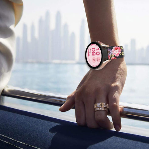 Bands Compatible with Samsung Galaxy Watch 7 / FE / 6/6 classic / 5/5 Pro / 4/4 Classic / 3 41mm / Active 2 / Huawei GT3 / GT2 42mm, 20mm Printed ...
