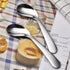 2pcs Stainless Steel Curved Utensils Right Handed Angled Spoon Adaptive Utensils Cutlery Utensils for Elderly - Increase Comfort for Those with We...
