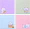 Cute Self-Stick Note Pads, 4 Pack 320Sheets Kawaii Animal Sticky Notes Cartoon Memo Pads Markers Flags Cute Stationary Note Pads for School Home S...