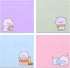 Cute Self-Stick Note Pads, 4 Pack 320Sheets Kawaii Animal Sticky Notes Cartoon Memo Pads Markers Flags Cute Stationary Note Pads for School Home S...