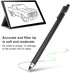 Universal Pen, Battery Pencils with High Sensitivity & Palm Rejection, Double Headed Phone Tablet Pen for for Samsung for iOS for LG (Black)...