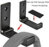 Folding Coat Hooks, Foldable Wall Hooks for Hanging Aluminum Alloy Cloth Hanger Coat Hanger Headphones Holder Headset Wall Hanger Hook- Pack of 4...