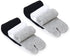 3 Pairs of Elastic Cotton Tabi Toe Socks (White/Grey/Black)...