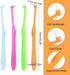Ouligay 4PCS Tuft Toothbrush Single Tufted Toothbrush End-Tuft Trim Toothbrush Slim Interspace Teeth Brushes Soft Trim Toothbrush for Detail Clean...