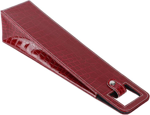 Wine Tote Bag 1 bottle PU Resuable Leather Single Wine Tote Holder Insulated Wine Tote Bag Champagne Beer Gift Bags Carrier(red)...