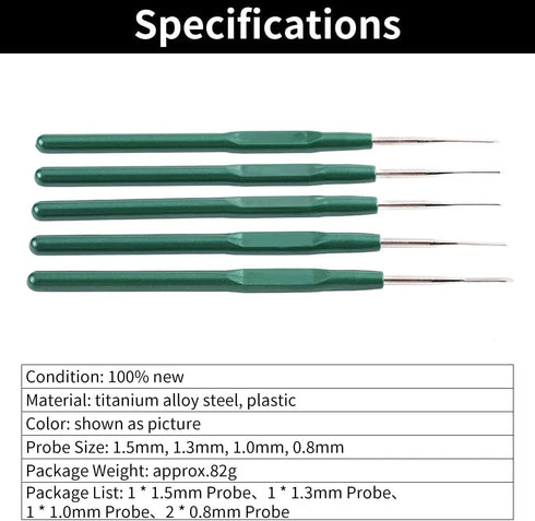 Keenso Terminal Tools, 5pcs/1 Set DIY Alloy Automotive Wire Harness Pin Removal Tool Plug Pin Removal Dismount Tool Kit...