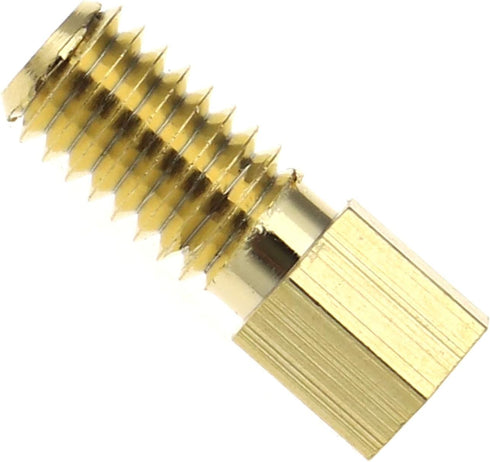 Create idea 4pcs Brass Gold Plating Banana to Spade Adapter Connector 2 Screw-in Angles for Audio Cables Adapters...