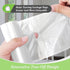 1 Gallon 110 Counts Strong Trash Bags Garbage Bags by Teivio, Bin Liners, for home office kitchen (Clear)...