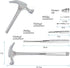 Small Hammer 6 in 1 Metal Hammer & Screwdriver, Multitool Camping Hammer Set Screwdriver Hammers Tools Mini Hammer with Screwdriver Hammers Hand T...