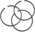 3Pcs Piston Ring, Air Compressor Piston Ring Pneumatic Drive Airtight for 55mm Cylinder Diameter...