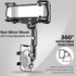 PKYAA Rearview Mirror Phone Holder for Car, 360° Rotating Rear View Mount with Adjustable Arm Length, Upgraded Four Corners Fixed Anti-Shake Multi...