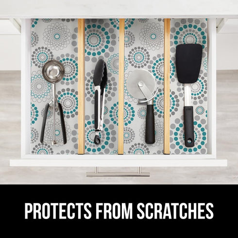 GORILLA GRIP Peel and Stick Paper, Removable Cover for Books, Shelves, Countertops, Drawers, Cabinets and Crafts, Easy Install Kitchen Decor, Shel...