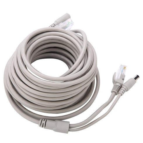 Dioche CCTV Cable, 10M AHD Video Power Cable for CCTV Security Camera Surveillance System, 2.1mm DC Power Connector...