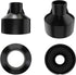 1 Pack Embedded Parts, Black Plastic Holder Waterproof Preembedded Inserts for Outdoor Indoor Concrete Grassland to Fix, (S-?1-1/8") for 1W LED St...