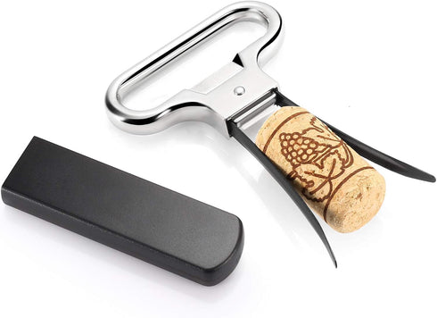 Ah-So Wine Opener Corkscrew Wine Bottle Opener Two-Prong Cork Puller...