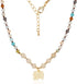 POMINA Real Amazonite Natural Gemstone Beaded Choker Necklace Semi Precious Stone Choker for Women Teen...