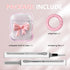 Airpods Case, Airpods 2nd Generation Case with Cute 3D Colour Bow Design, Airpods Case 1st Generation Soft Clear TPU Cover with Cute Keychain and ...