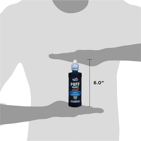 TULIP Puff Paint Puffy Black 4 Fl Oz (Pack of 1)...