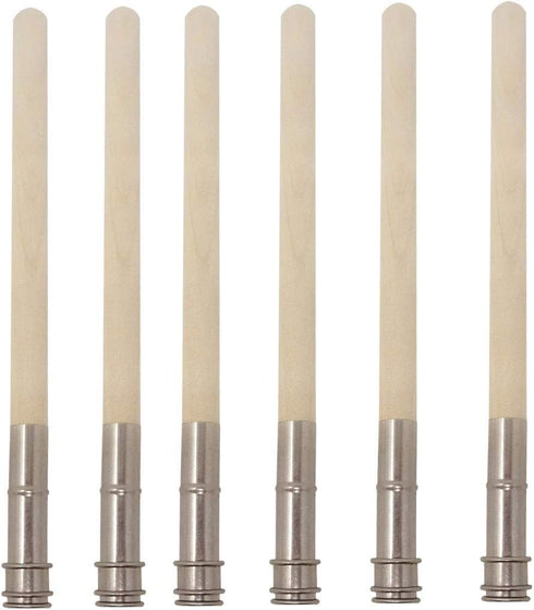 Honbay 6PCS Wooden Pencil Art Pencil Crayon Extenders Lengtheners for School Home Office...