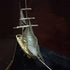 DIY Hobby Wooden Ship, 1:100 Scale Wooden Wood Sailboat Ship Kits Home DIY Model Home Decoration Boat Gift Toy Assembly Model Boat Kits Sailing Bo...