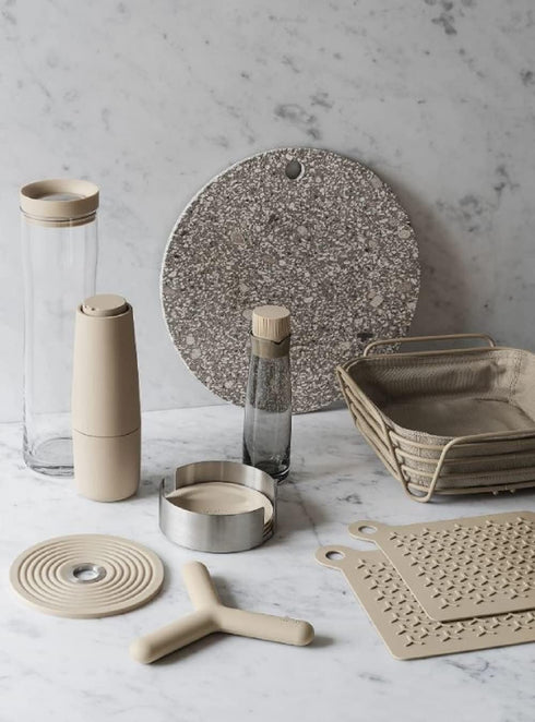 blomus FLIP Silicone Trivet/Hot Pad, Moonbeam (Cream)...