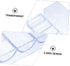5 Grid Plastic Compartment Storage Container,Chip Box Clear Container Clear Organizer Box for Washi Tapes, Craft, Beads, Jewelry, Small Parts...