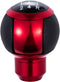 5 Speed Leather Shift Knob Shifting Lever Gear Stick Handle Shifter Transmissions Fit Most Manual Cars Truck SUV Vehicle (Red)...